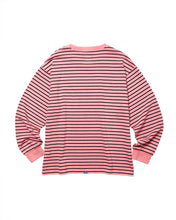 이미지를 갤러리 뷰어에 로드 , Liberaiders GARMENT DYED STRIPED L/S SHIRT (PINK)
