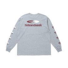 Load image into Gallery viewer, HideandSeek Circle Logo L/S Tee GREY
