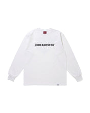 Load image into Gallery viewer, HideandSeek X-Logo L/S Tee WHITE
