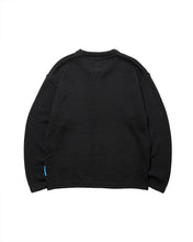 이미지를 갤러리 뷰어에 로드 , Liberaiders THUNDER LOGO KNIT SWEATER BLACK
