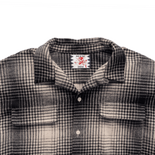 将图片加载到图库查看器，SON OF THE CHEESE MELTON CHECK WOOL SHIRT (NAVY)
