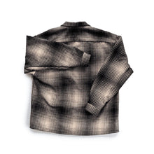 Load image into Gallery viewer, SON OF THE CHEESE MELTON CHECK WOOL SHIRT (NAVY)

