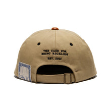 Load image into Gallery viewer, THE.HWDOG&amp;CO 2 TONE LEATHER COTTON CAP(BEIGE)
