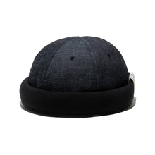 将图片加载到图库查看器，THE.H.W.DOG RIGID DENIM ROLL CAP (Indigo)
