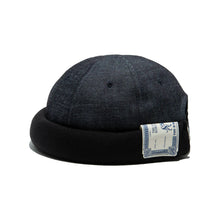 將圖片載入圖庫檢視器 THE.H.W.DOG RIGID DENIM ROLL CAP (Indigo)
