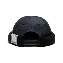 将图片加载到图库查看器，THE.H.W.DOG RIGID DENIM ROLL CAP (Indigo)
