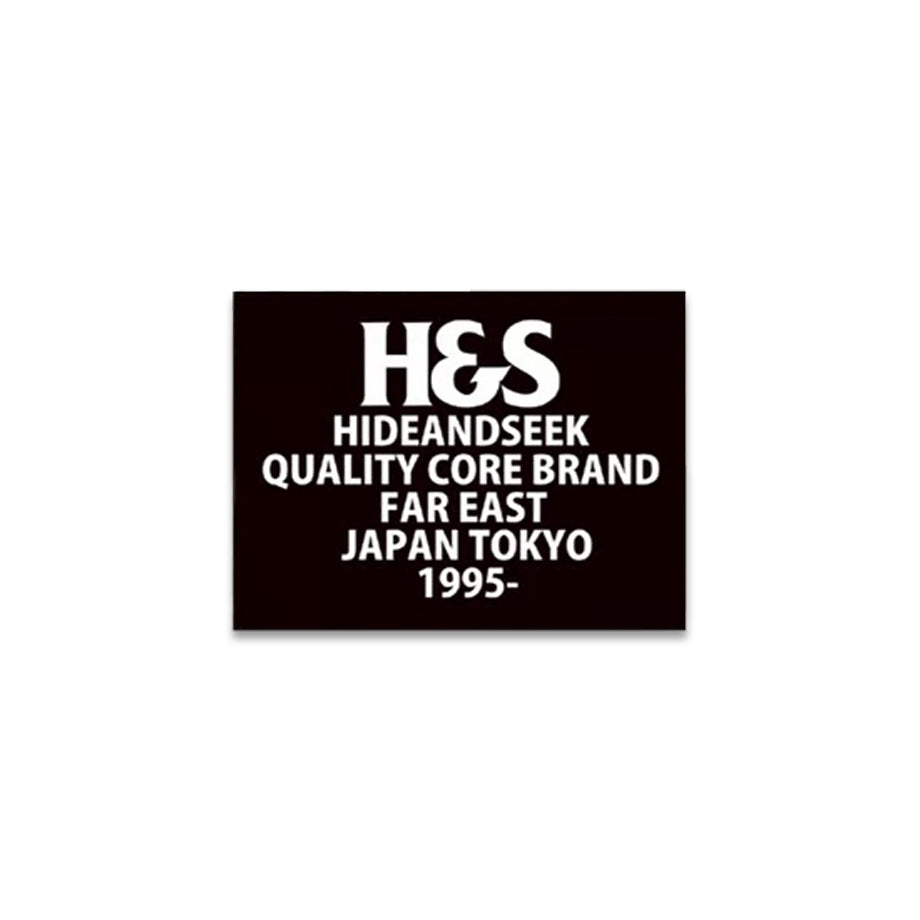Hide and Seek H&S Sticker 24ss (BLK)