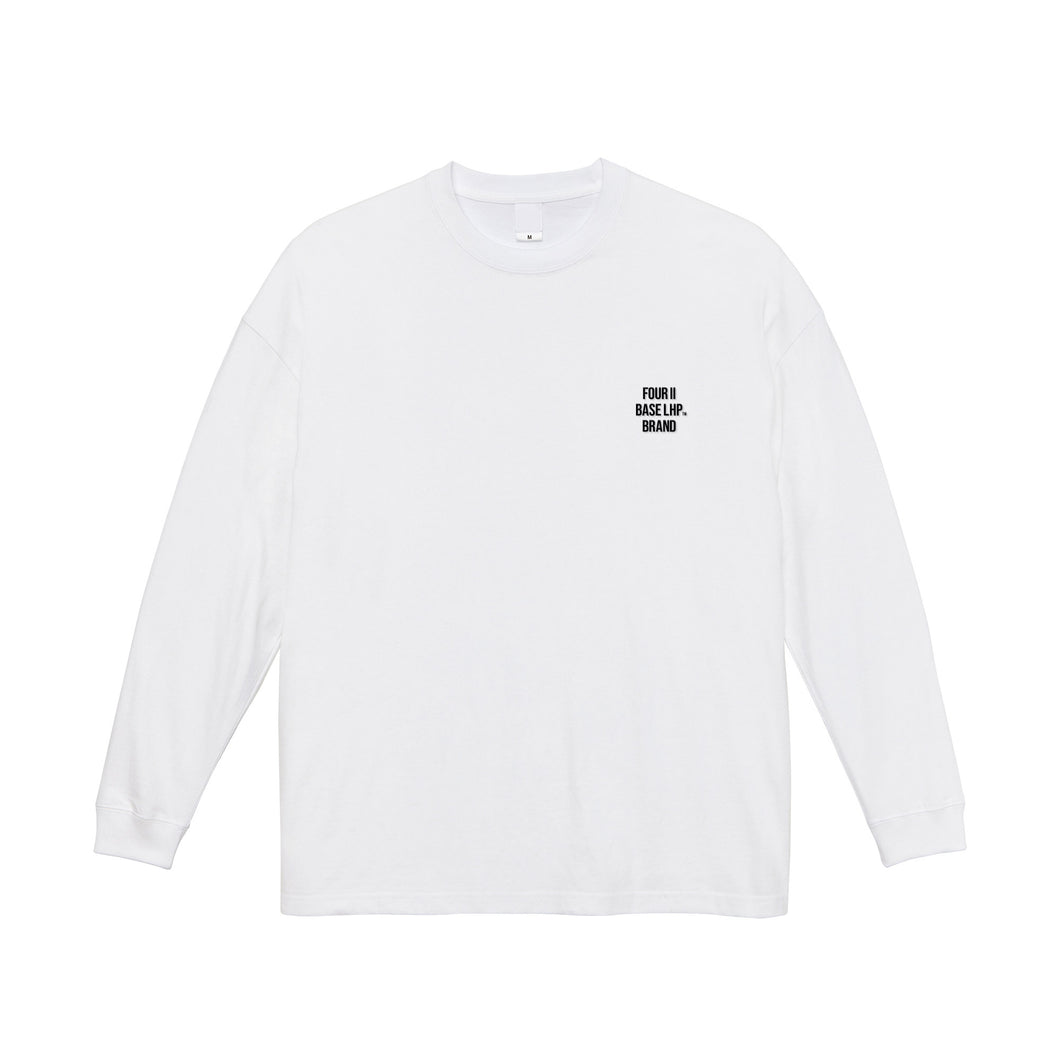 BASE LHP Embroidery L/S Tee (White)【※受注販売専用ページ】