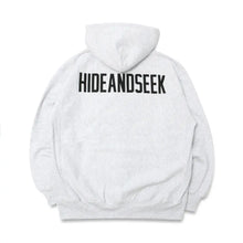 Charger l&#39;image dans la galerie, Hide and Seek College Zip Hooded Sweat Shirt 23aw(H-GRY)
