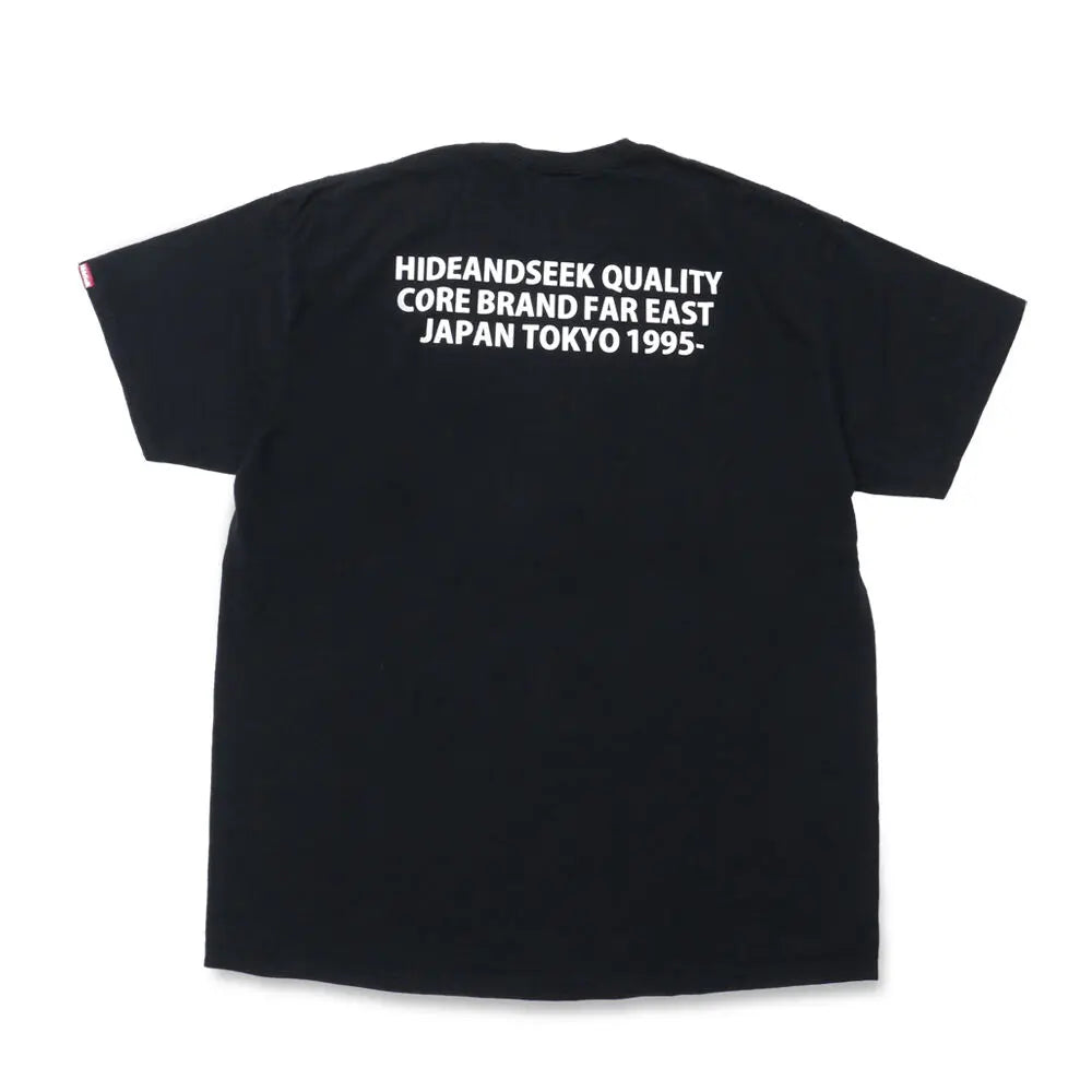 Hide and Seek Q.C.Logo S/S Tee 23aw (BLK)
