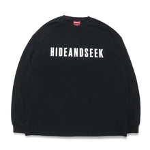 Load image into Gallery viewer, Hide and Seek Born Free L/S Tee 23aw-Heavy Oz(BLK)
