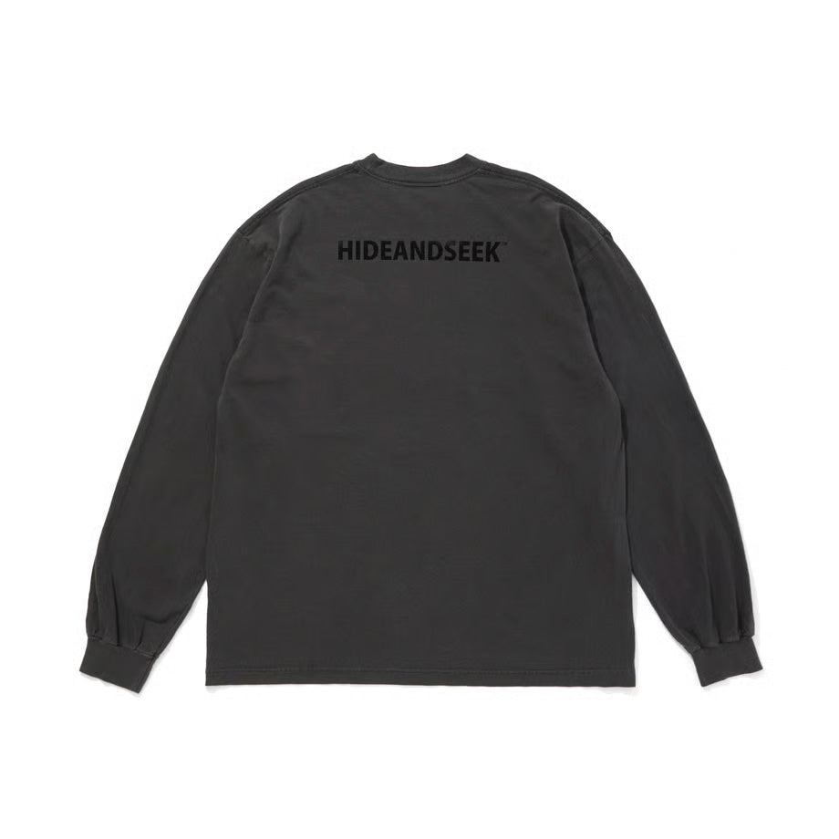 HideandSeek Logo L/S Tee(25aw) – BASE L.H.P