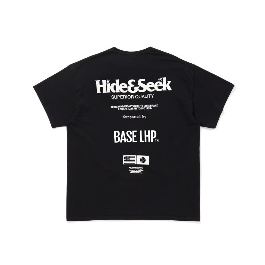 HideandSeek ビッグ刺繍 スナップボタン 比翼 ワークロングコート L HIDEANDSEEK ハイドアンドシーク 刺繍 ロゴ キャップ Hide n