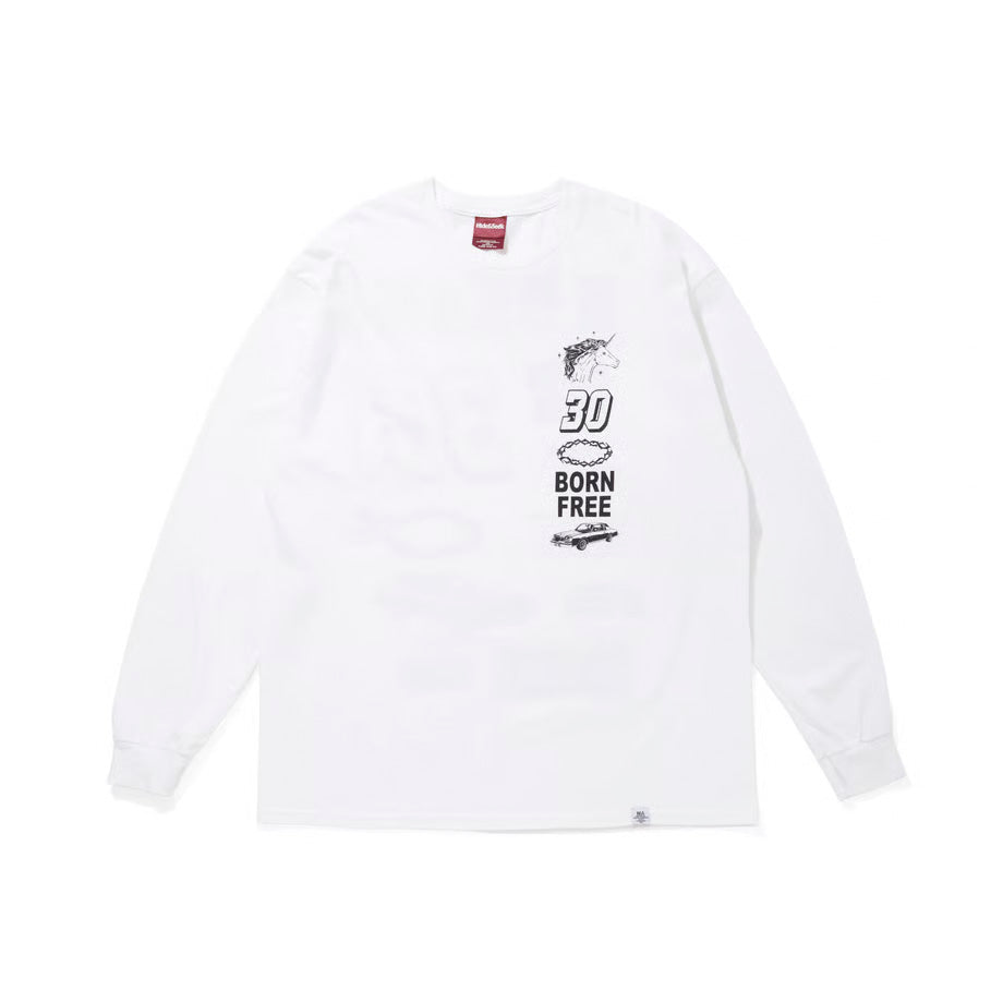 HideandSeek 30 L/S Tee (WHT)
