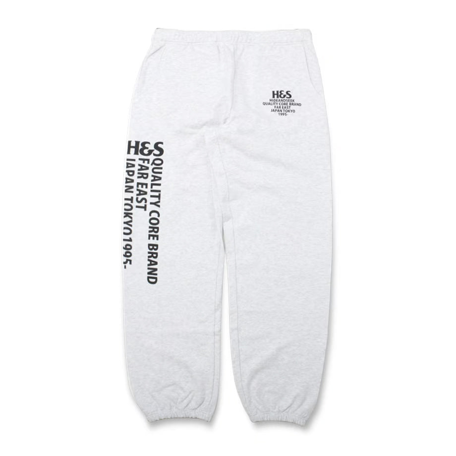 Hide and Seek  HS Sweat Pant-1 23aw(WHT)