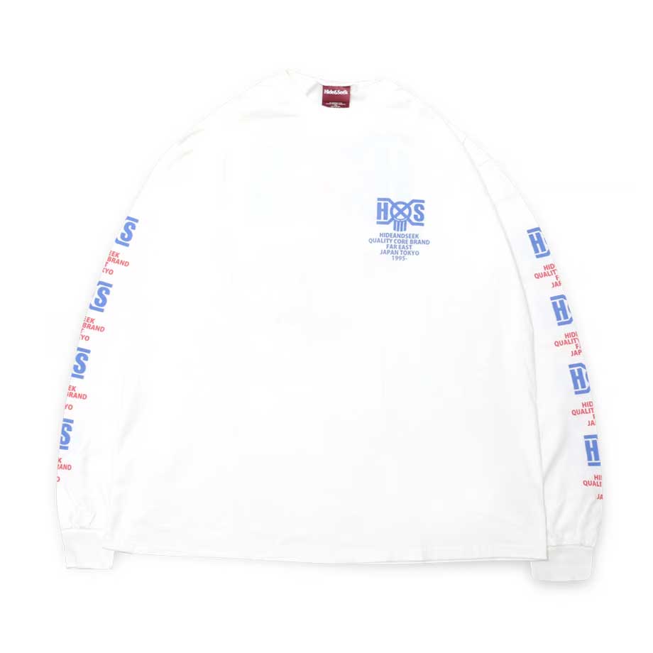 【HIDE AND SEEK】HS×BH L/S Tee・新品・未使用XLサイズ 30%OFF】Hide and Seek HS×BH L/S Tee(WHT) – BASE L.H.P