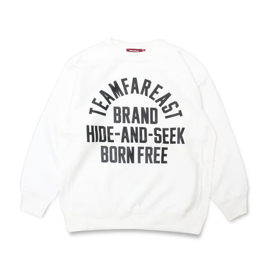 Hide and Seek College Sweat Shirt 24ss (WHT)
