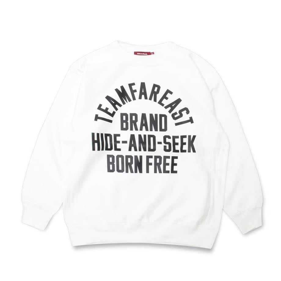 Hide and Seek College Sweat Shirt 24ss (WHT) – BASE L.H.P