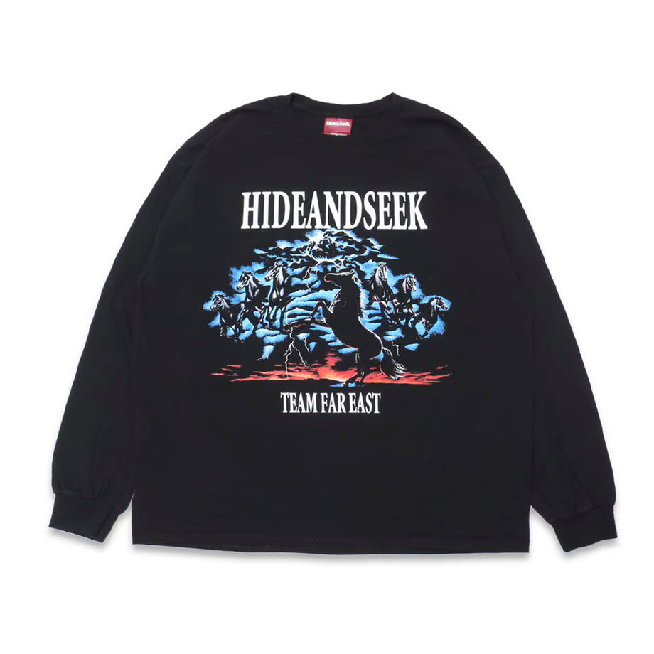 Hide and Seek Horse L/S Tee(Front)