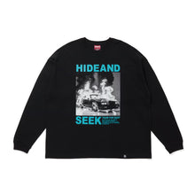 画像をギャラリービューアに読み込む, HideandSeek Burn L/S Tee (BLK×Green)
