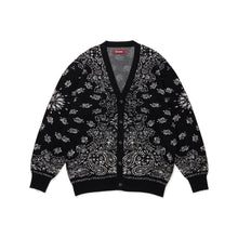 画像をギャラリービューアに読み込む, HideandSeek Bandana Cardigan BLK×WHT
