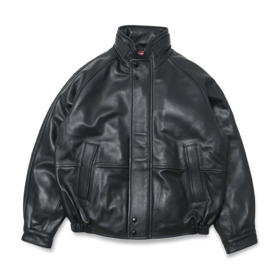 Hide and Seek Leather Zip Jacket