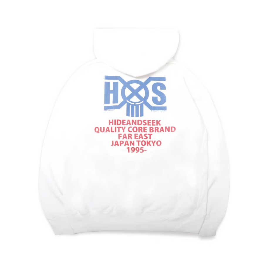Hide and Seek HS×BH Hooded Sweat Shirt(WHT)