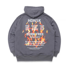 Load image into Gallery viewer, Hide and Seek Team Flame Hooded Sweatshirt (Charcoal)
