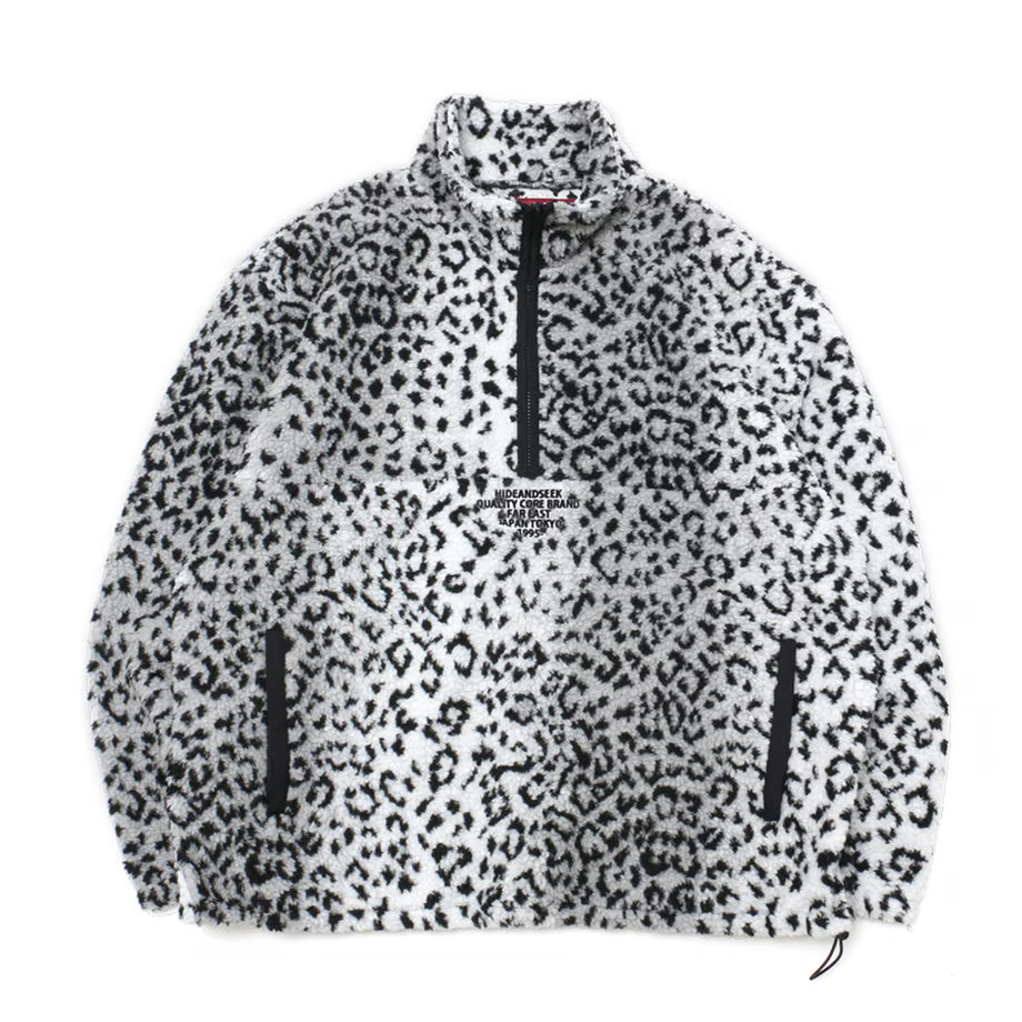 Hide and Seek Boa Half ZipJacket(Leopade)