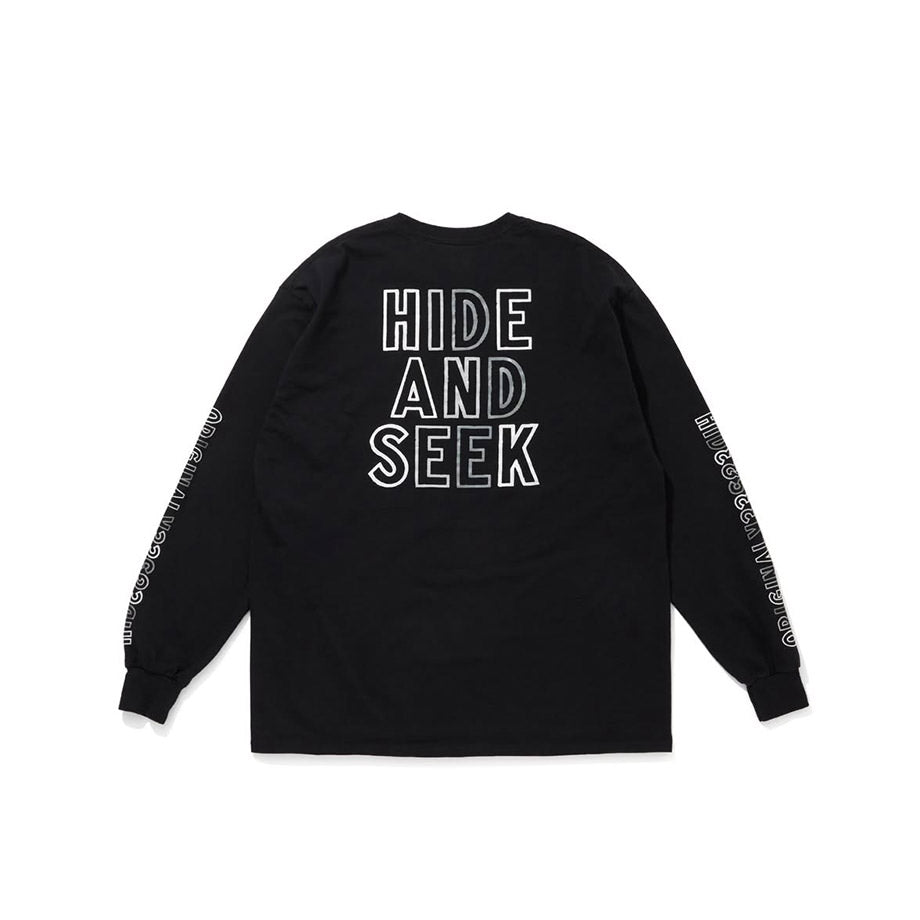 HideandSeek × Toru Nishiura Original H&S L/S Tee（BLK） – BASE L.H.P