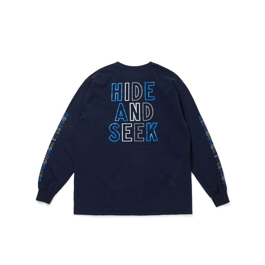 HideandSeek × Toru Nishiura Original H&S L/S Tee（NVY） – BASE L.H.P