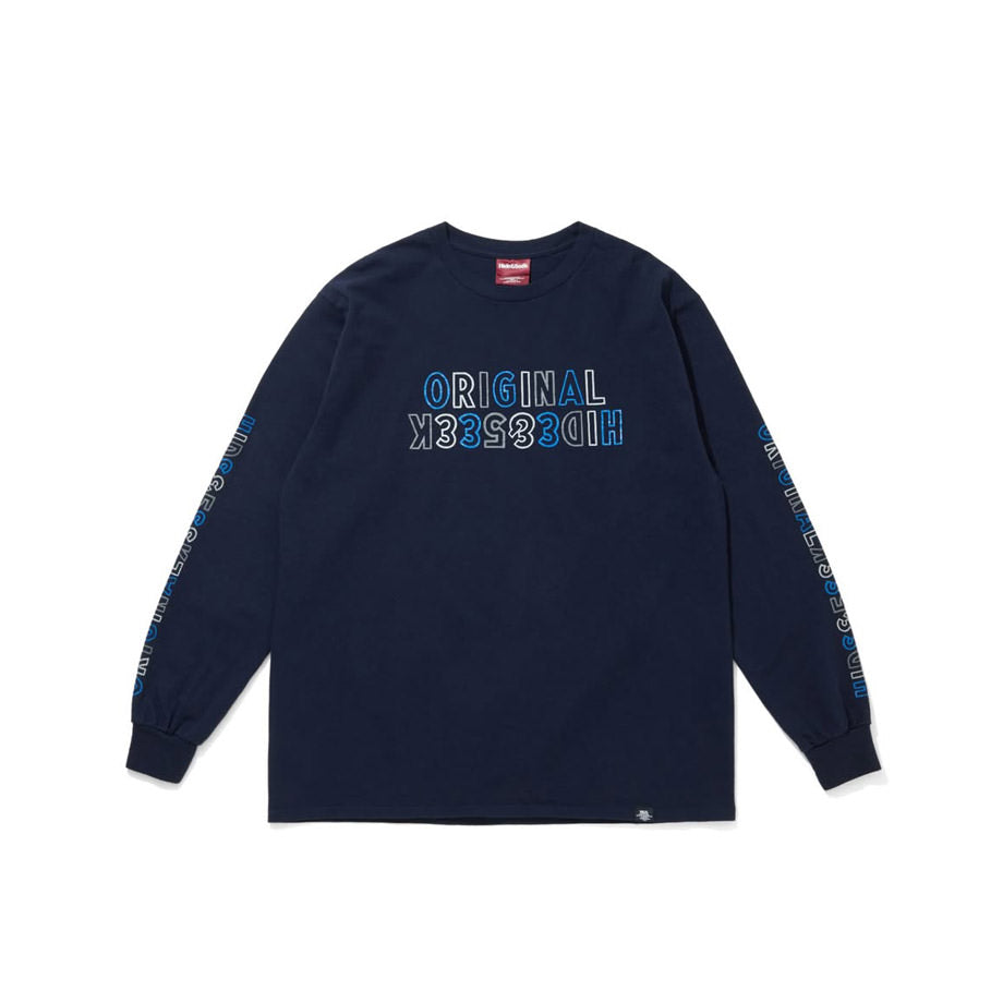 HideandSeek × Toru Nishiura Original H&S L/S Tee（NVY） – BASE L.H.P