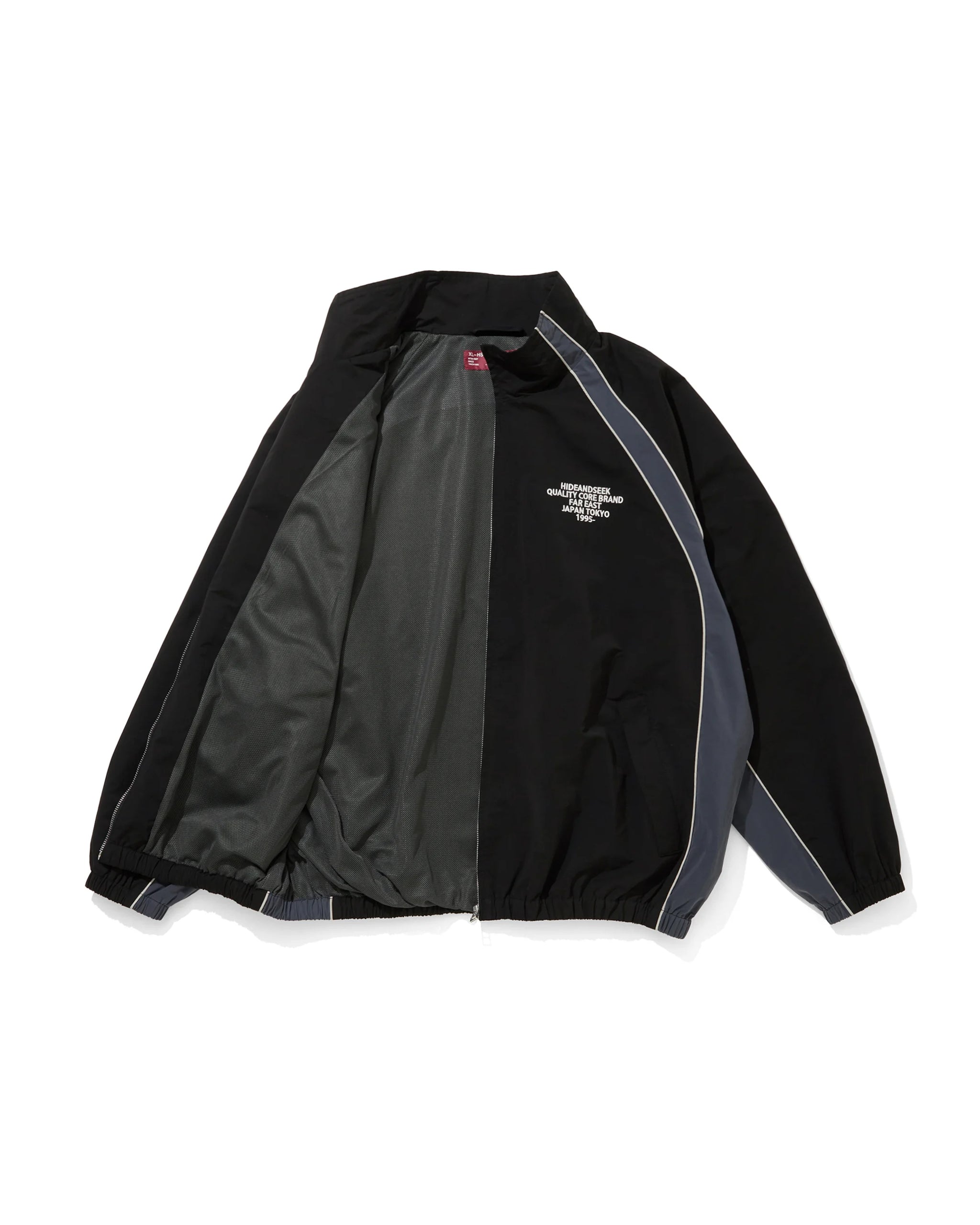 HideandSeek Track Jacket(26ss)(BLK) – BASE L.H.P
