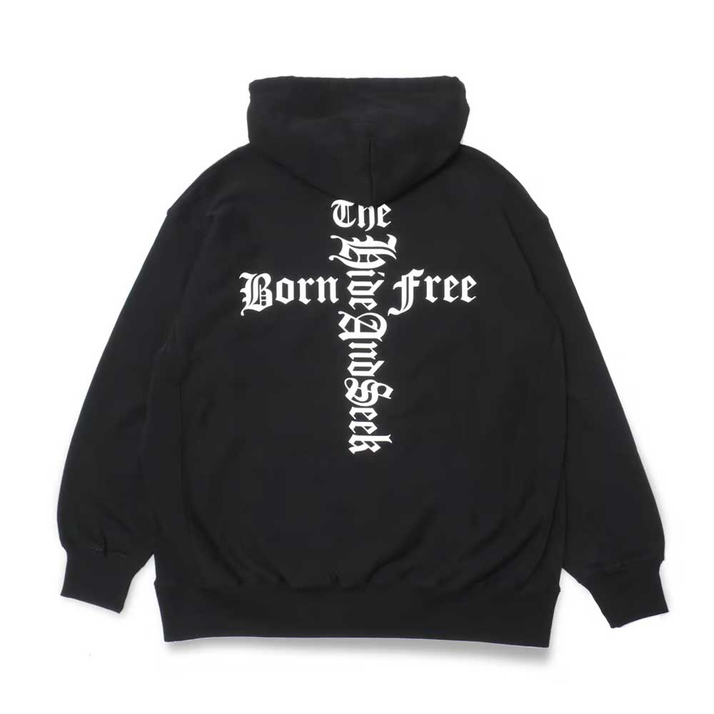Hide and Seek The H&S Hooded Sweat Shirt(BLK)