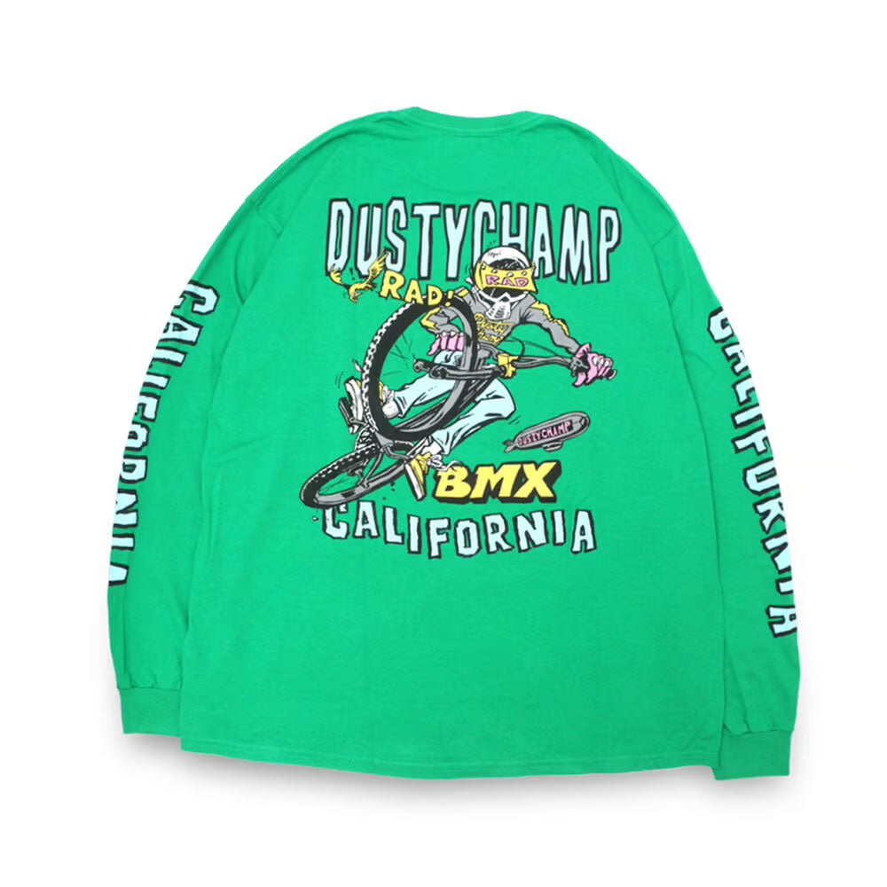 Hide and Seek DUSTYCHAMP×Damian Fulton L/S Tee(Green)