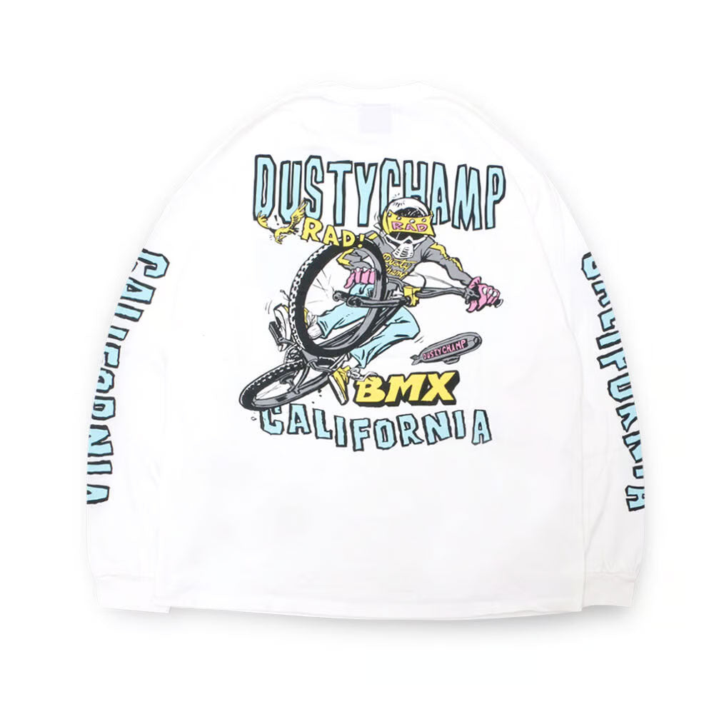 Hide and Seek DUSTYCHAMP×Damian Fulton L/S Tee(White)