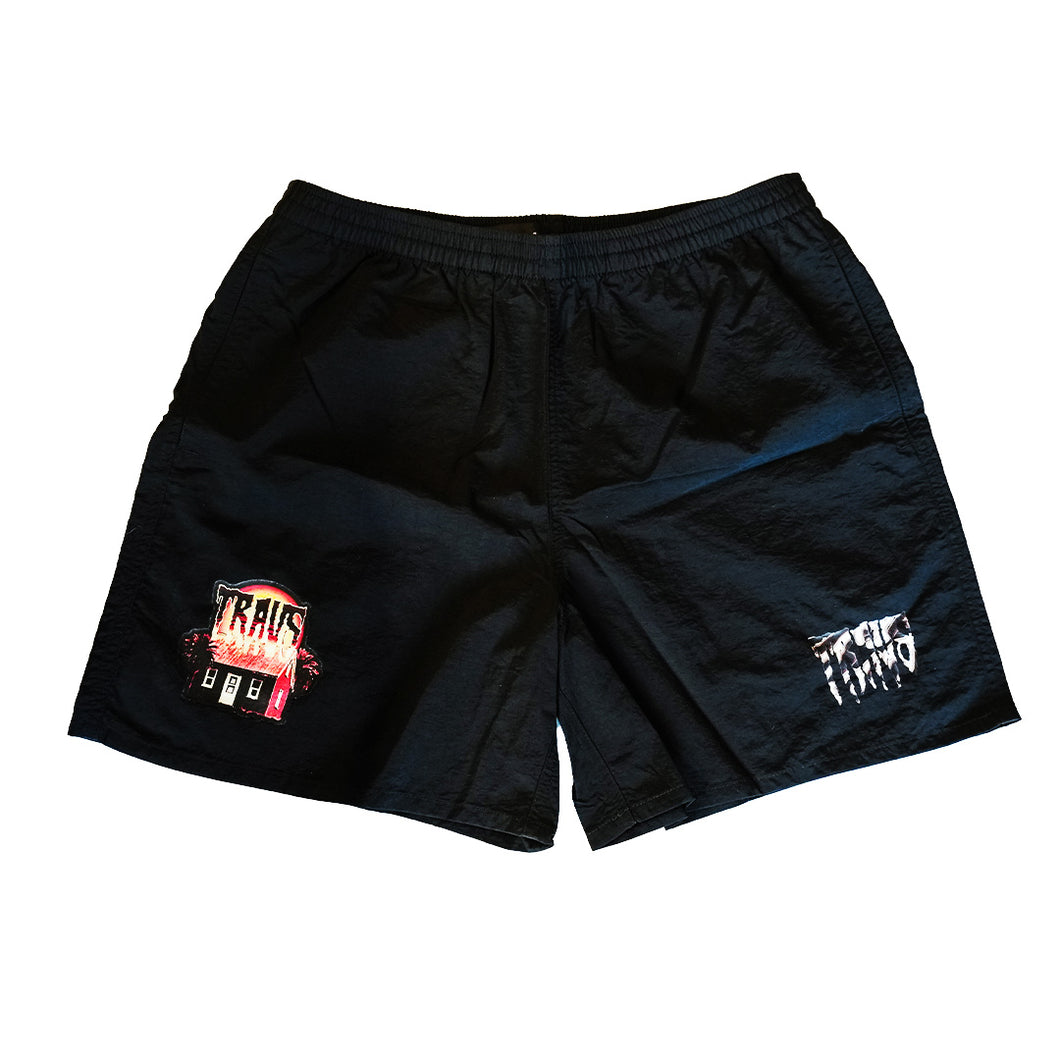 TRAVS HOUSE Half Pants BLK