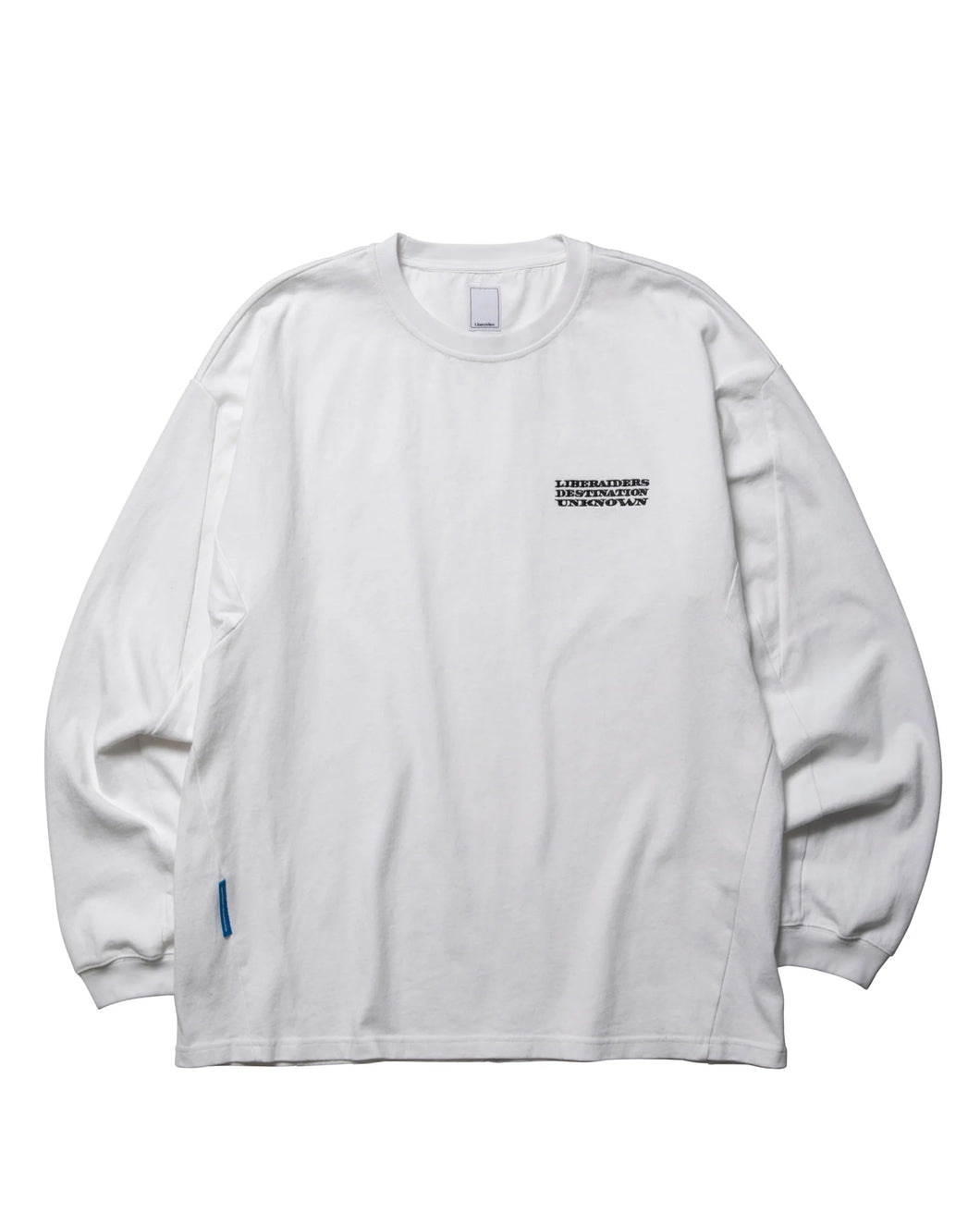 Liberaiders 3D CUT L/S TEE (WHITE)