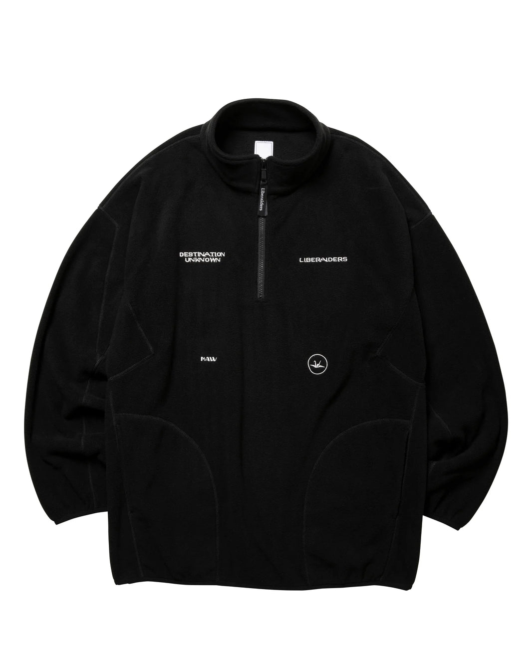 Liberaiders FLEECE HALF ZIP (BLACK)