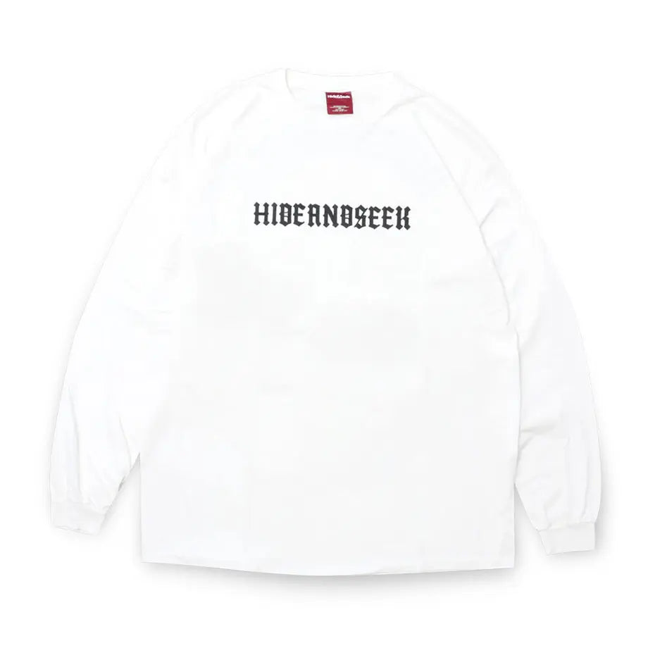 Hide and Seek Collage L/S Tee(23ss) (white)