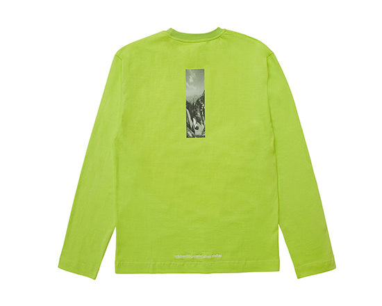 D/HILL Fluorescent Green “HOLLYWOOD” Long Sleeve T-shirt