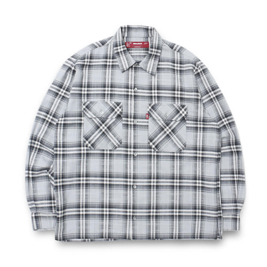 Hide and Seek Check L/S Shirt 23ss (GRY)