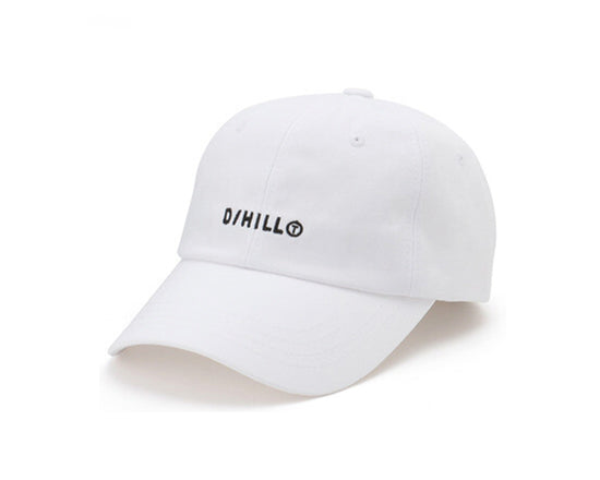 D/HILL White “LOGO” Ball Cap