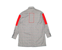 Load image into Gallery viewer, D / hill red &quot;Taping&quot; Glencheck shirt
