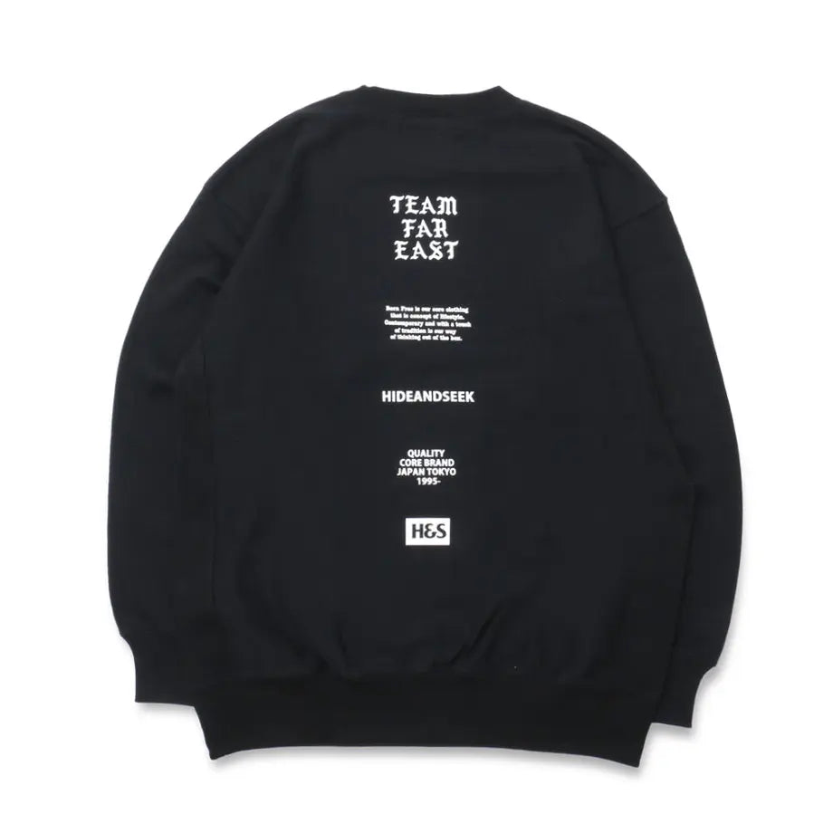 HIDE AND SEEK】TEAM FAR EAST トレーナーLサイズ