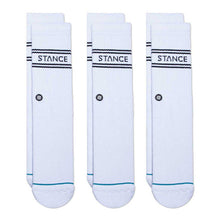 Load image into Gallery viewer, Stance Socks Basic 3pac Crew(White)
