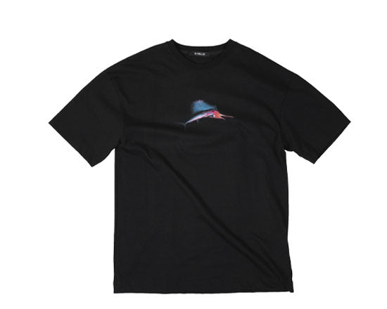 D/HILL Black “FISH” Short Sleeve T-shirt
