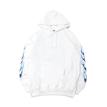Charger l&#39;image dans la galerie, Hide and Seek Flame Hooded Sweat Shirt (White)
