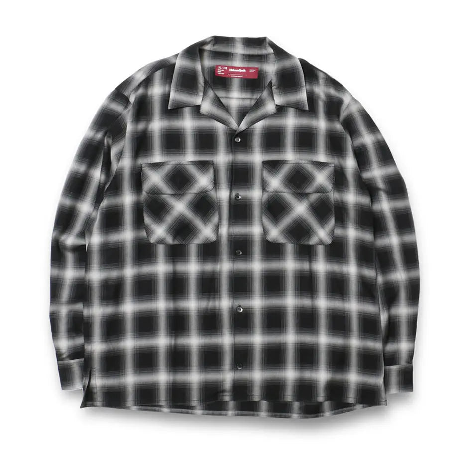 夜空 Ombre Check L/S Shirt HIDEANDSEEK | maximise.mu