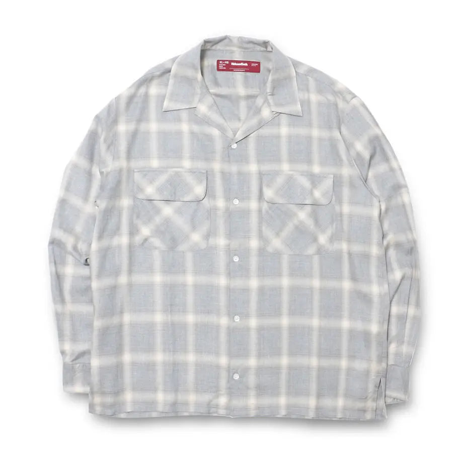 Hide and Seek Ombre Check L/S Shirt(23ss)(GLY)